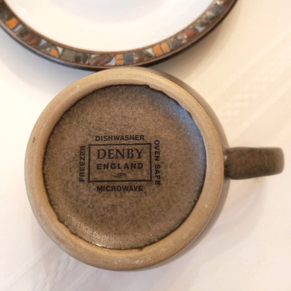 Denby Marrakesh Cup & Saucer EUC - Picture 4 of 5